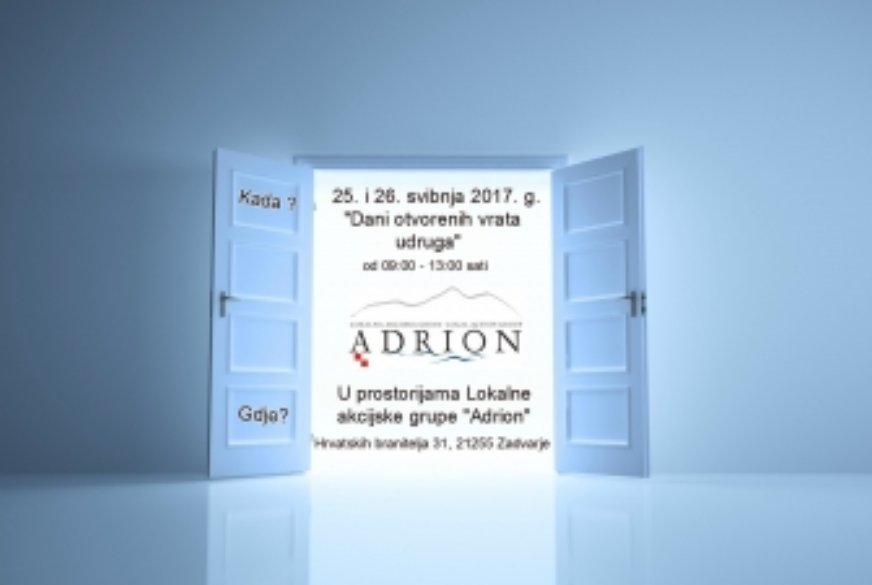 DANI OTVORENIH VRATA UDRUGA